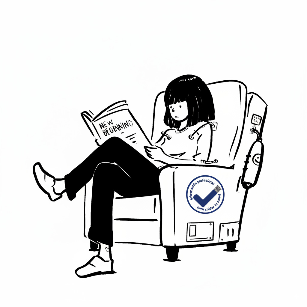 Interfaz de chat de GIFT mostrando una consulta médica sobre gastroenterología